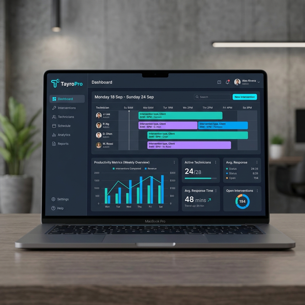 TayroPro Dashboard Web